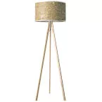 Sustainably crafted floor lamps made from natural materials