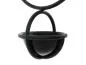 Mobile Preview: Round hanging planter (pot) with ship rope