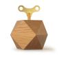 Preview: Music box Diamond made of wood plays Erik Satie | Kunstbaron