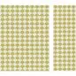 Preview: Swedish rug „Gerda“ (yellow) woven from plastic foil | Kunstbaron