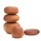 Mobile Preview: Meditative Balance-Steine aus Platanenholz
