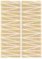 Mobile Preview: Plastic woven rug „Helmi“ (yellow) | Kunstbaron