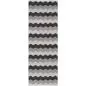 Mobile Preview: Swedish Plastic Rug „Luppio“ (Grey/Black) for indoor & outdoor | Kunstbaron