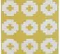 Preview: Swedish Plastic Rug „Flower“ (yellow) in various sizes | Kunstbaron