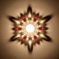 Preview: Tealight Candler Holder "Glass Bead Star" with Beautiful Light Refraction – Amica