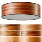 Preview: Design Ceiling Lamp with Translucent Natural Wood Veneer Shade Ø 55 cm