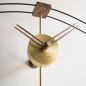 Preview: Design Wall Clock "Mini Look" made of Walnut and Fibre Glass