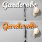 Preview: German Wall Coat Rack "Garderobe" made of Steel