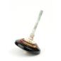 Preview: Collector's item: Filigree Artist's Spinning Top made of Precious Wood, Bone and Horn