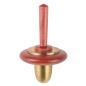 Preview: Artist's Spinning Top made of Pink Ivory and Brass