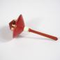 Preview: Elegant Wooden Spinning Top made of Pink Ivory Wood, Copper and Bone