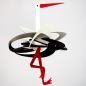Preview: Handmade Danish Stork Mobile made of Paper