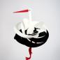 Preview: Handmade Danish Stork Mobile made of Paper