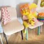 Preview: Kleiner Oldschool-Kinderstuhl für 2- bis 6-Jährige