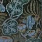 Preview: Kissenbezug „Eisblume“ (Moosgrün) aus Baumwollsamt (55 x 30 cm)