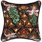 Preview: Floral Design Cushion Sleeve ‚Moonflower’ made of Velvet