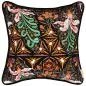 Preview: Floral Design Cushion Sleeve ‚Moonflower’ made of Velvet