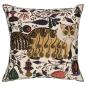 Preview: Art print on cushion sleeve ‚Cat Friends - Norma‘ | Kunstbaron