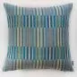 Mobile Preview: Cushion "Reeds", woven from Merino lambswool (50 x 50 cm)
