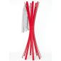 Preview: Design Clothes Rack / Hall Stand "Naomi" made of Solid Wood, Red