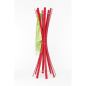 Preview: Design Clothes Rack / Hall Stand "Naomi" made of Solid Wood, Red