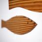 Preview: Art mobile "Floating Fish" made of pitch-pine
