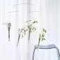 Preview: Blumen-Mobile "Flying Flowers" mit kleinen Glasvasen (60 x 40 cm)