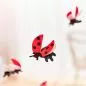Preview: Charmantes Baby-Mobile "Lady Bird" mit vier Marienkäfern (56 x 37 cm)