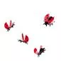 Preview: Charmantes Baby-Mobile "Lady Bird" mit vier Marienkäfern (56 x 37 cm)