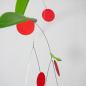 Preview: Handgefertigtes Kunst-Mobile "Cerezas" aus lackiertem Papier (groß)
