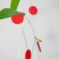 Mobile Preview: Handmade Art Mobile "Cerezas" made of Lacquered Paper (Large)