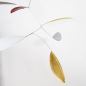 Preview: Delicate Handmade Leaf-Shaped Mobile "IVY", Gold (60 x 50 cm)