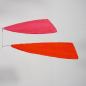 Preview: Art Mobile "Swing" (Red) with Wing-Shaped Elements (80 x 80 cm)