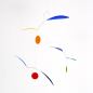 Preview: Art Mobile "Wipp" Multicoloured in Multi-Level Arrangement (40 x 65 cm)