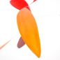 Preview: Zartes blattförmiges Mobile "Little Leaf" Rot, handgefertigt (50 x 50 cm)