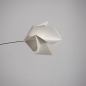Preview: Großes Origami-Mobile mit weißen Papierblüten