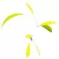 Mobile Preview: Zartes blattförmiges Mobile "little green leaf"