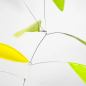 Preview: Zartes blattförmiges Mobile "Little Leaf" Grün, handgefertigt (50 x 50 cm)