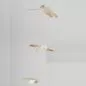 Mobile Preview: Mobile mit drei filigranen Libellen aus plattiertem Edelstahl (36 x 100 cm)