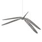 Preview: Mobile with Three Filigrane Dragonflies made of Steel (36 x 100 cm)