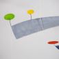 Preview: Extra Large Abstract Mobile "Fly", Hand-Painted and Lacquered (130 x 80 cm)