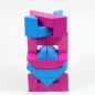 Preview: Construction toy Ponte (magenta / blue) by Naef Spiele, Switzerland