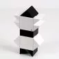 Preview: Ponte (Schwarz / Weiß) – Originales Naef-Spiel aus Holz für kreative Konstruktionen