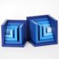 Preview: Cella (Blau) – Originales Naef-Spiel aus Holz für kreative Konstruktionen