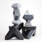 Preview: Diamant (Grey) – Original Construction Game by Naef, made of Wood