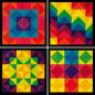 Preview: Mosaik 36 – Originales Naef-Spiel aus Holz mit farbenfrohen Mosaiksteinen