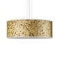 Preview: Design Pendant Lamp with Shade made of Alpine Hay and Rose Petals Ø 55 cm