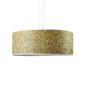 Preview: Design Pendant Lamp with Shade made of Alpine Hay and Corn Flower Petals Ø 35 cm