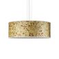 Preview: Design Pendant Lamp with Shade made of Alpine Hay and Rose Petals Ø 35 cm