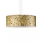 Mobile Preview: Design Pendant Lamp with Shade made of Alpine Hay and Rose Petals Ø 35 cm